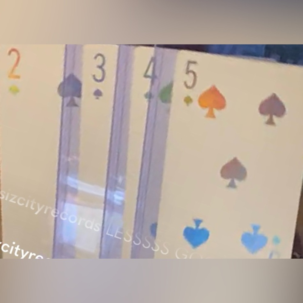 Colorful Playing Cards Set2.3.4.5